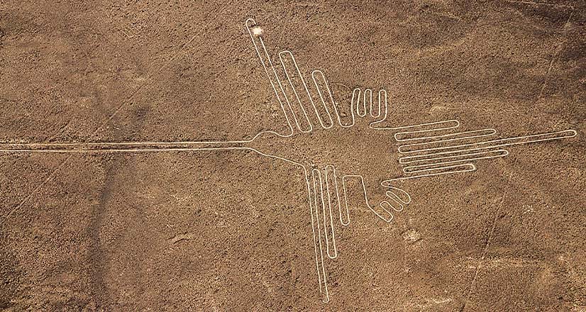 Nasca Lines seen from the sky